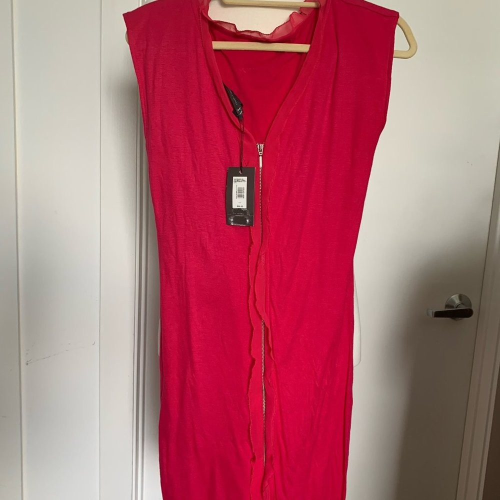 Armani Exchange Zipper Back Detail Dress S Small NWT